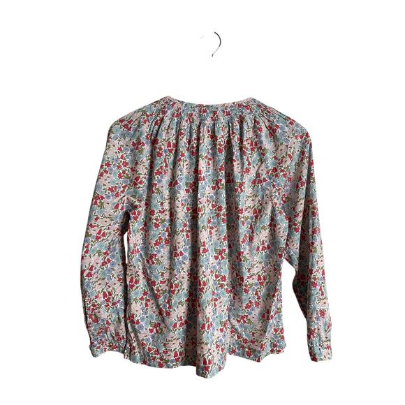 J.Crew  Liberty Fabrics Floral Cotton Blouse Top in Edenham Print  Womans 6 - Picture 2 of 11